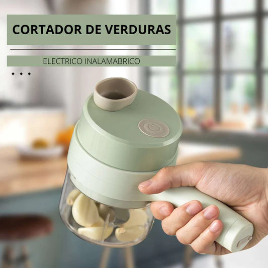 CORTADOR DE VERDURAS ELÉCTRICO 4 EN 1